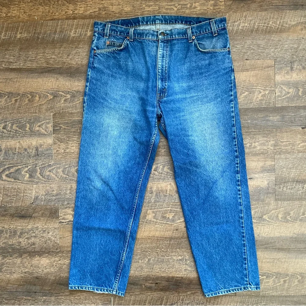 Vintage 80s/90s Orange Tab 505 Levi’s 100% Cotton Denim Jeans
